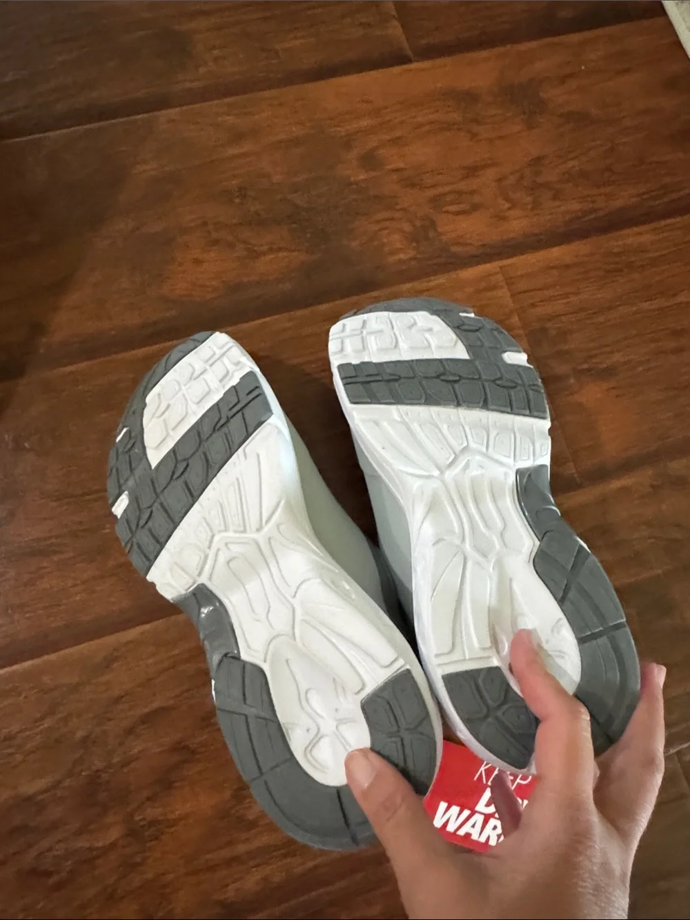 Slip-On women’s gardening waterproof Sneakers in Light Gray